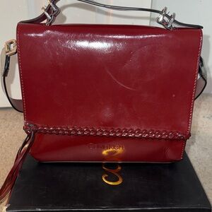 Calvin Klein Burgundy Crossbody Bag